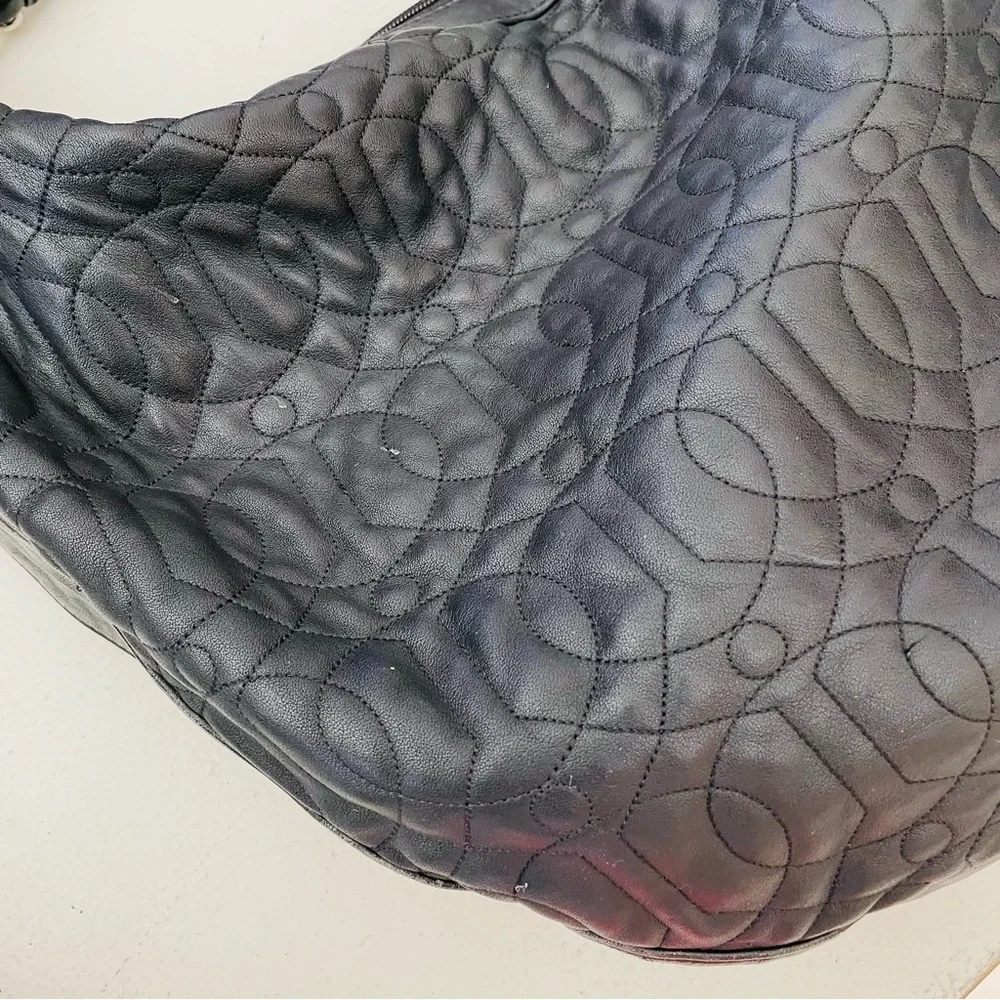 Donald J. Pliner Quilted Hobo Bag